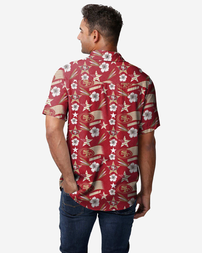 San Francisco 49ers Americana Button Up Shirt FOCO - FOCO.com