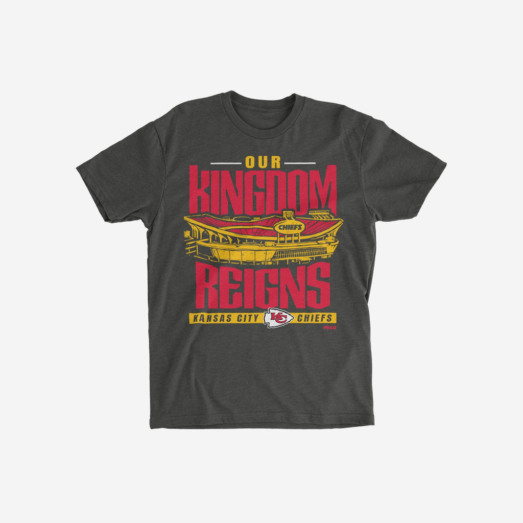 Kansas City Chiefs Our Kingdom Reigns T-Shirt FOCO S - FOCO.com