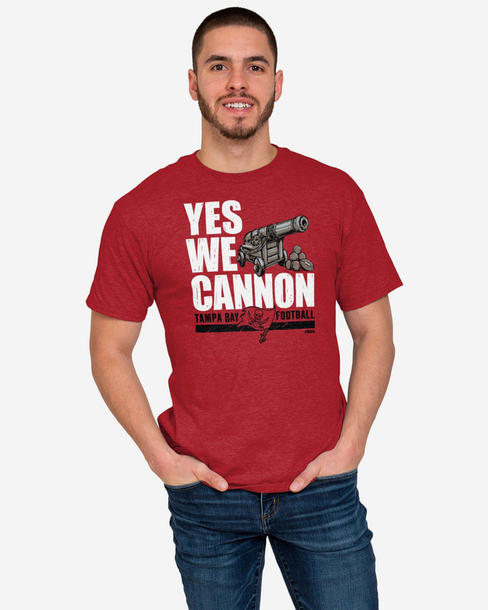 Tampa Bay Buccaneers Yes We Cannon T-Shirt FOCO - FOCO.com