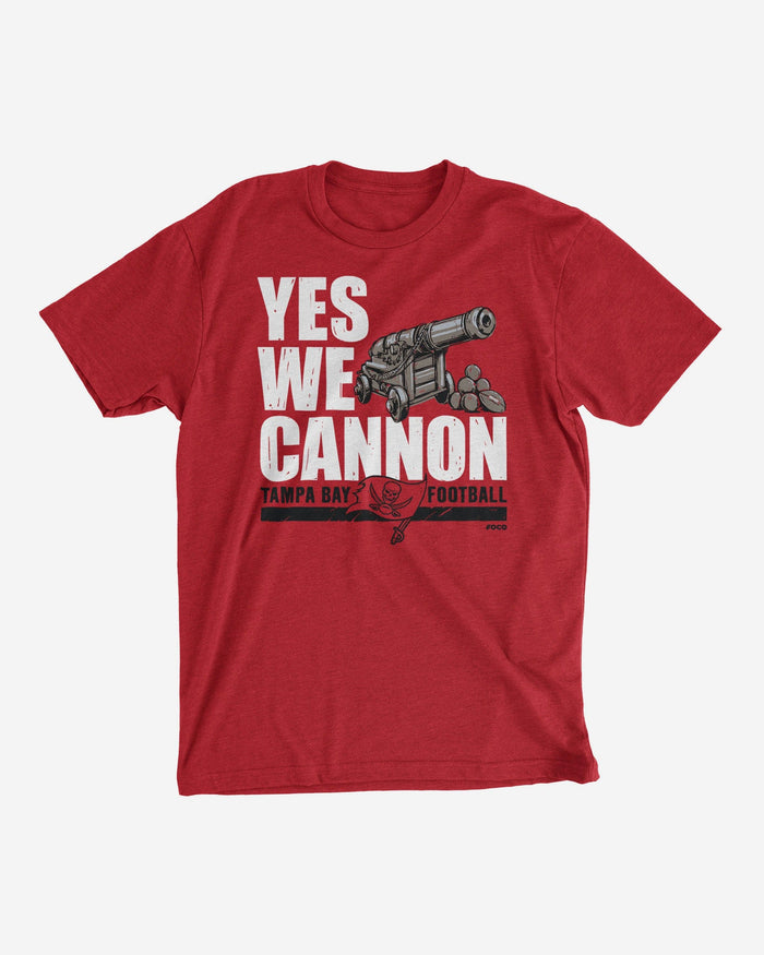 Tampa Bay Buccaneers Yes We Cannon T-Shirt FOCO S - FOCO.com