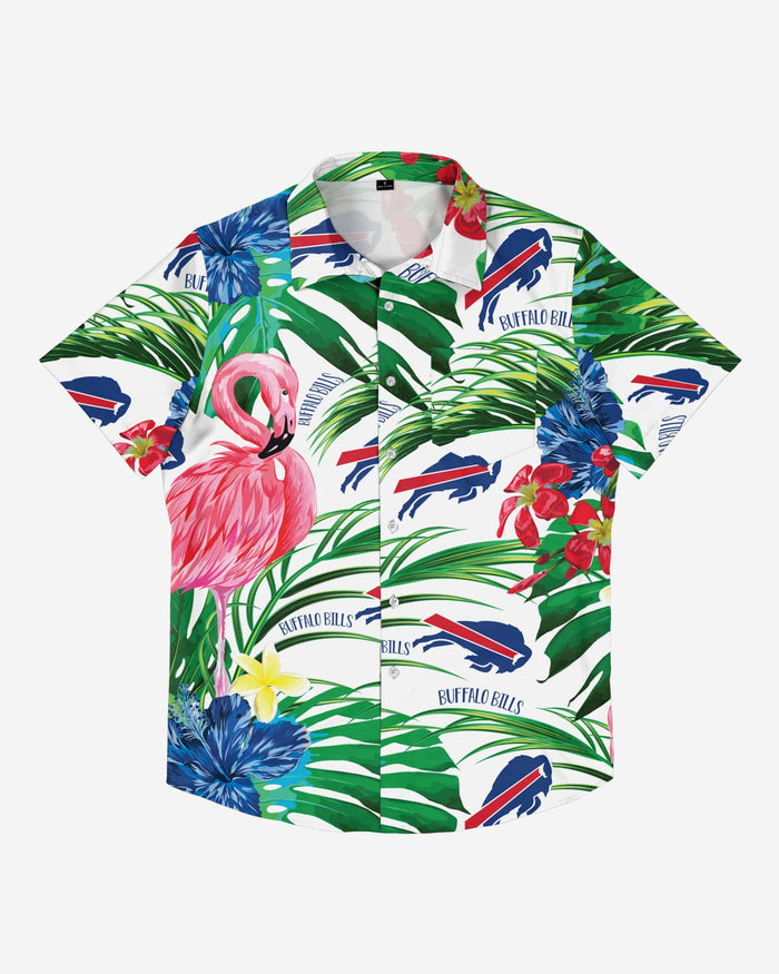 Buffalo Bills Flamingo Button Up Shirt FOCO - FOCO.com