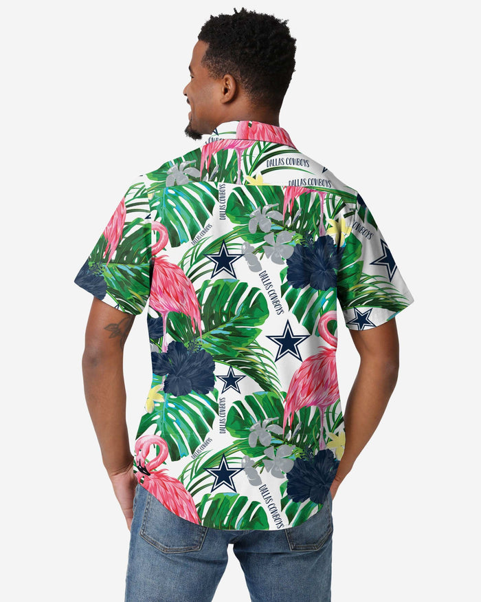 Dallas Cowboys Flamingo Button Up Shirt FOCO - FOCO.com