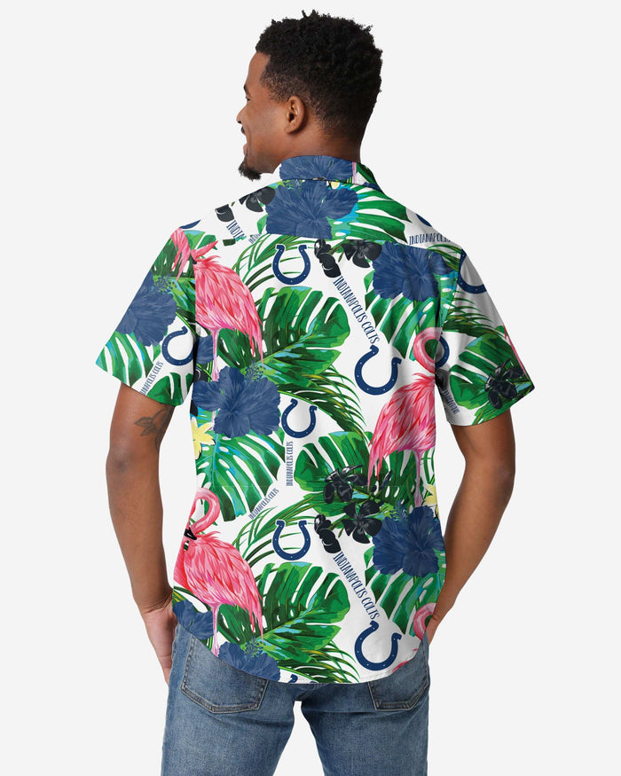 Indianapolis Colts Flamingo Button Up Shirt FOCO - FOCO.com