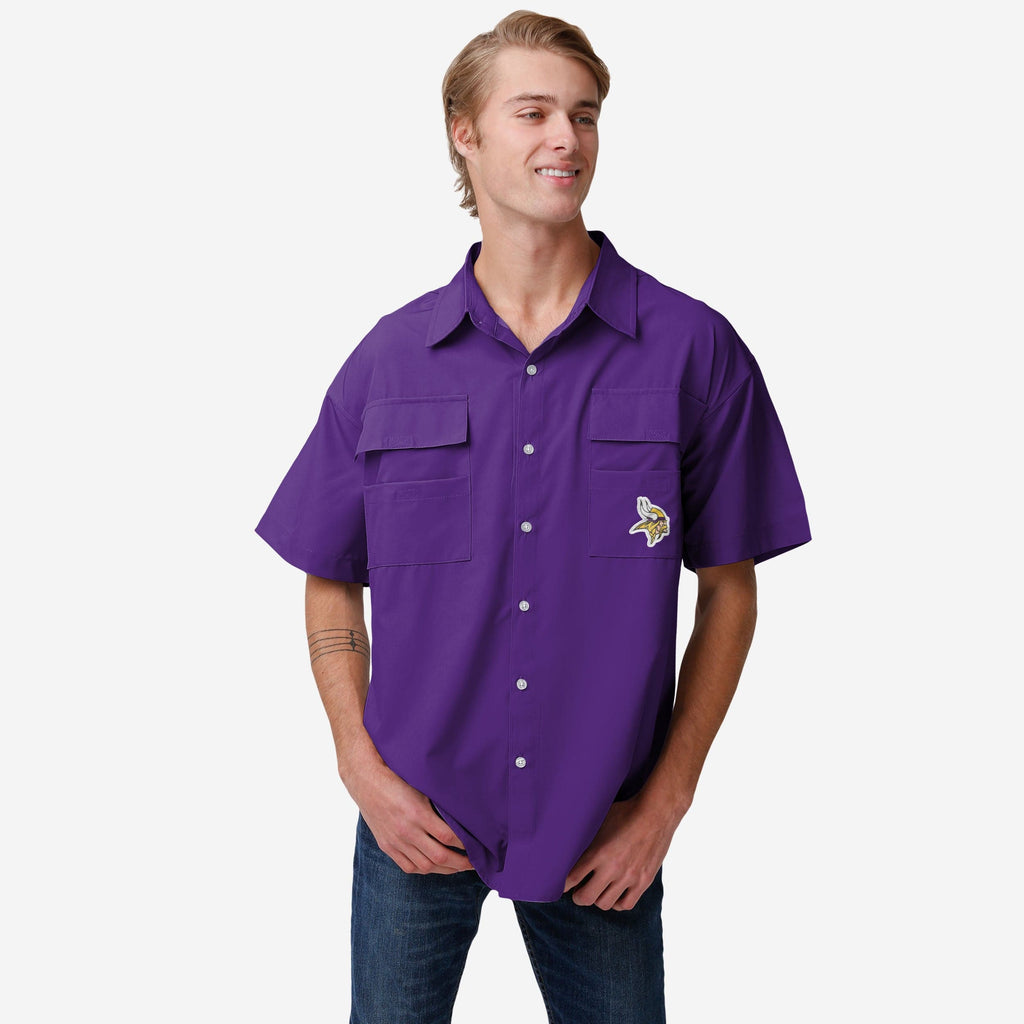 Minnesota Vikings Gone Fishing Shirt FOCO S - FOCO.com