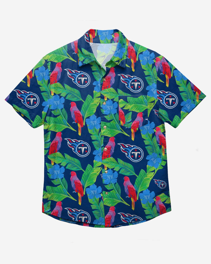 Tennessee Titans Floral Button Up Shirt FOCO - FOCO.com