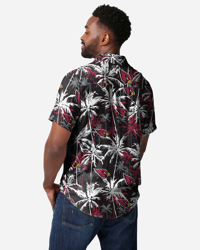 Arizona Cardinals Black Floral Button Up Shirt FOCO - FOCO.com