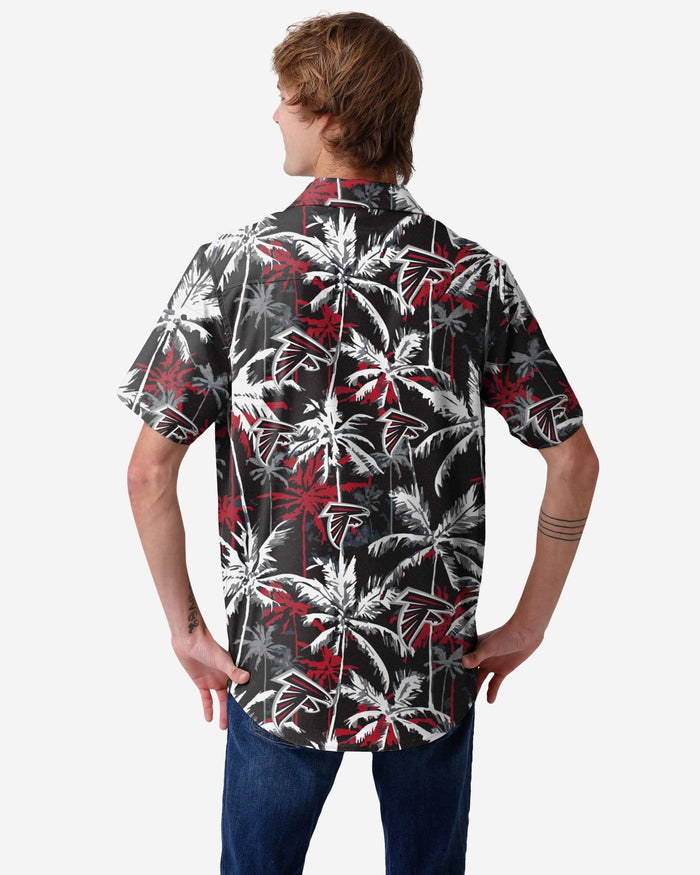 Atlanta Falcons Black Floral Button Up Shirt FOCO - FOCO.com