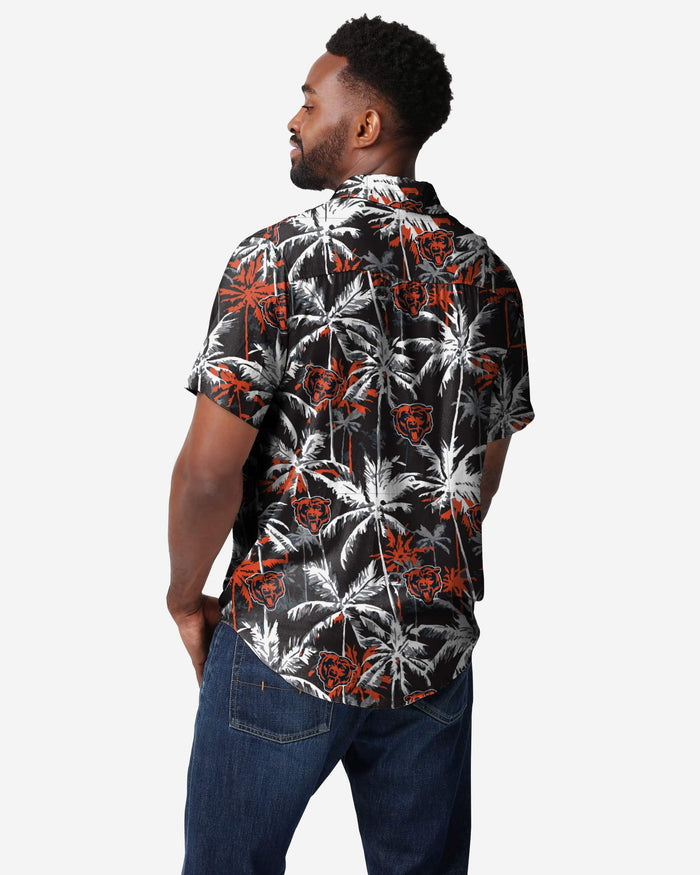 Chicago Bears Black Floral Button Up Shirt FOCO - FOCO.com