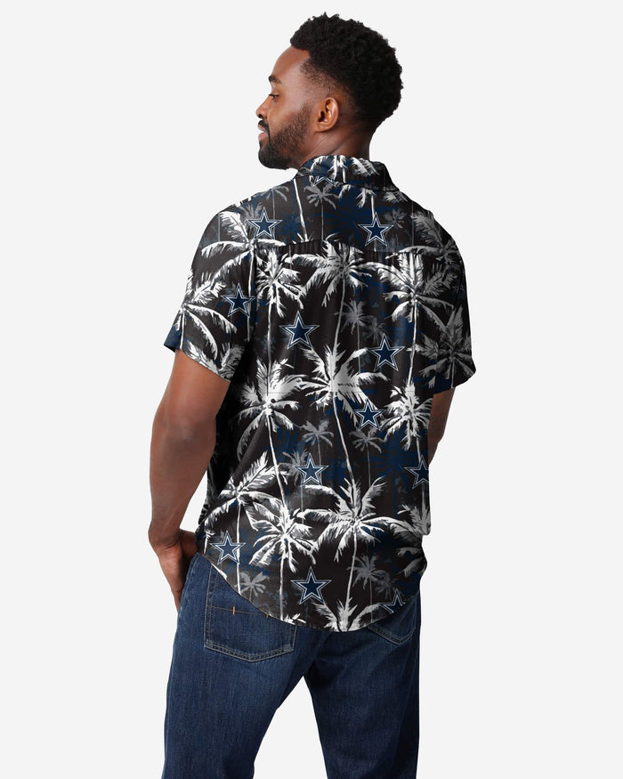 Dallas Cowboys Black Floral Button Up Shirt FOCO - FOCO.com