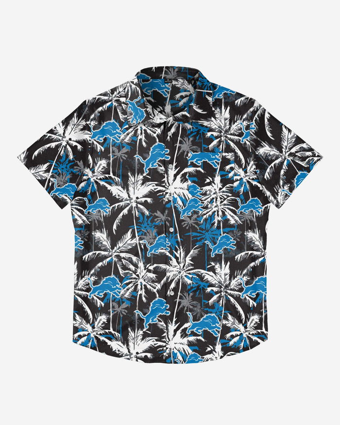 Detroit Lions Black Floral Button Up Shirt FOCO - FOCO.com