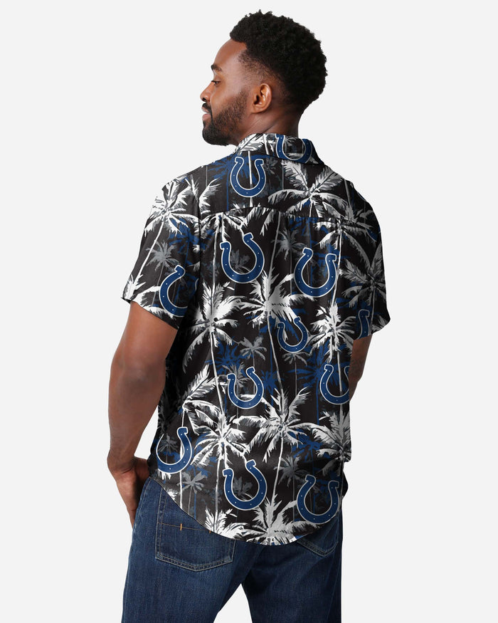 Indianapolis Colts Black Floral Button Up Shirt FOCO - FOCO.com