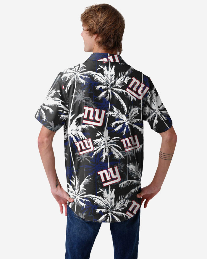 New York Giants Black Floral Button Up Shirt FOCO - FOCO.com