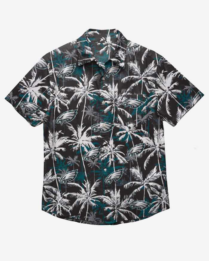 Philadelphia Eagles Black Floral Button Up Shirt FOCO - FOCO.com