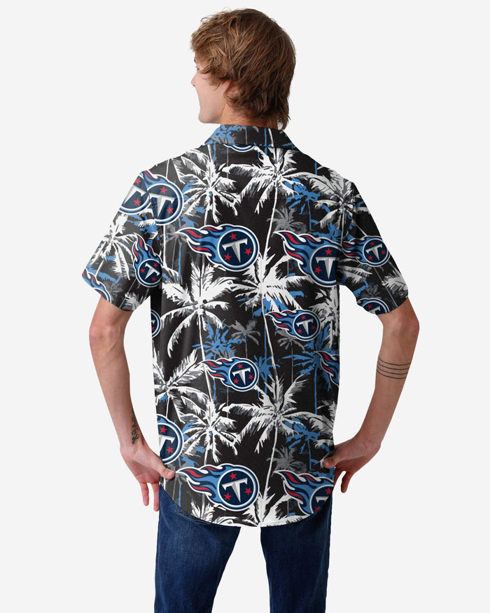 Tennessee Titans Black Floral Button Up Shirt FOCO - FOCO.com