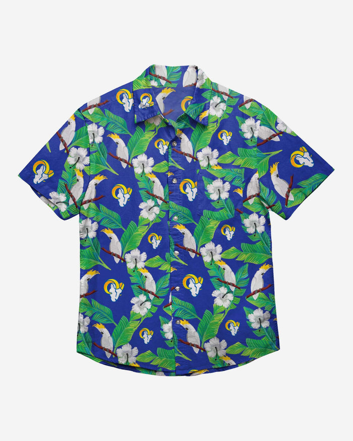 Los Angeles Rams Floral Button Up Shirt FOCO - FOCO.com