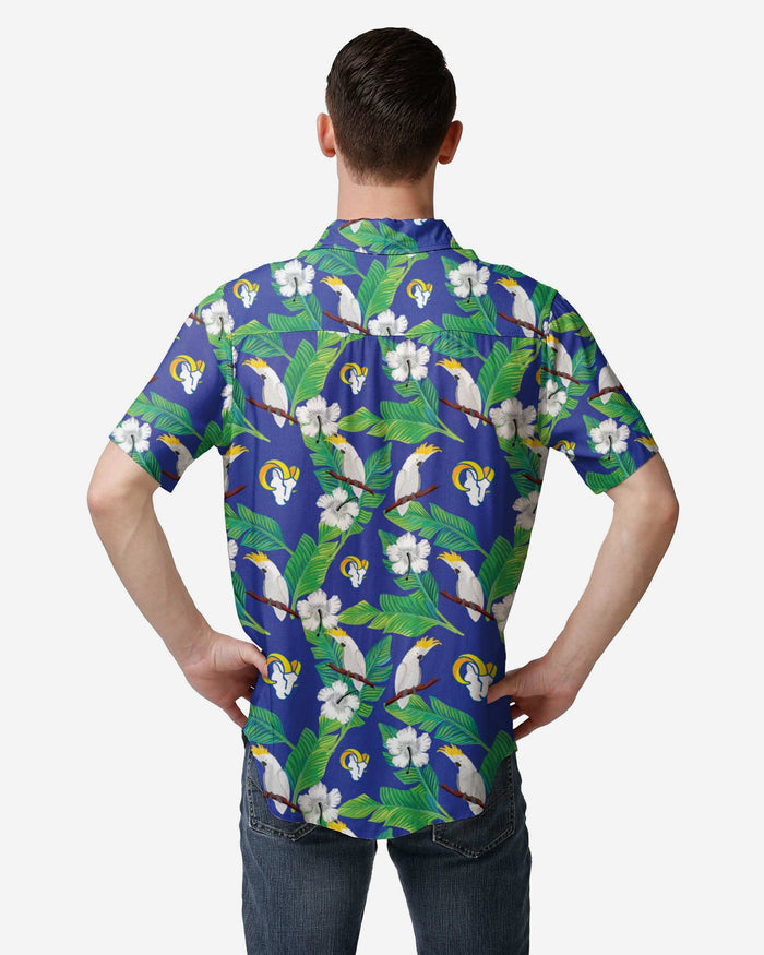 Los Angeles Rams Floral Button Up Shirt FOCO - FOCO.com