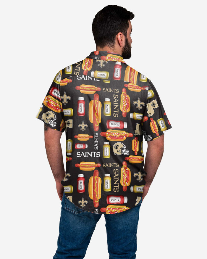 New Orleans Saints Grill Pro Button Up Shirt FOCO - FOCO.com