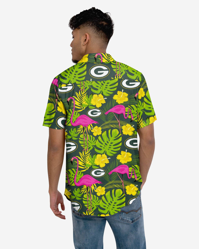 Green Bay Packers Highlights Button Up Shirt FOCO - FOCO.com