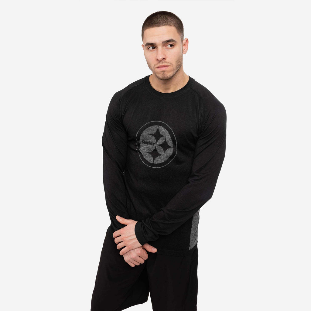 Pittsburgh Steelers Long Sleeve Performance Pride Shirt FOCO S - FOCO.com
