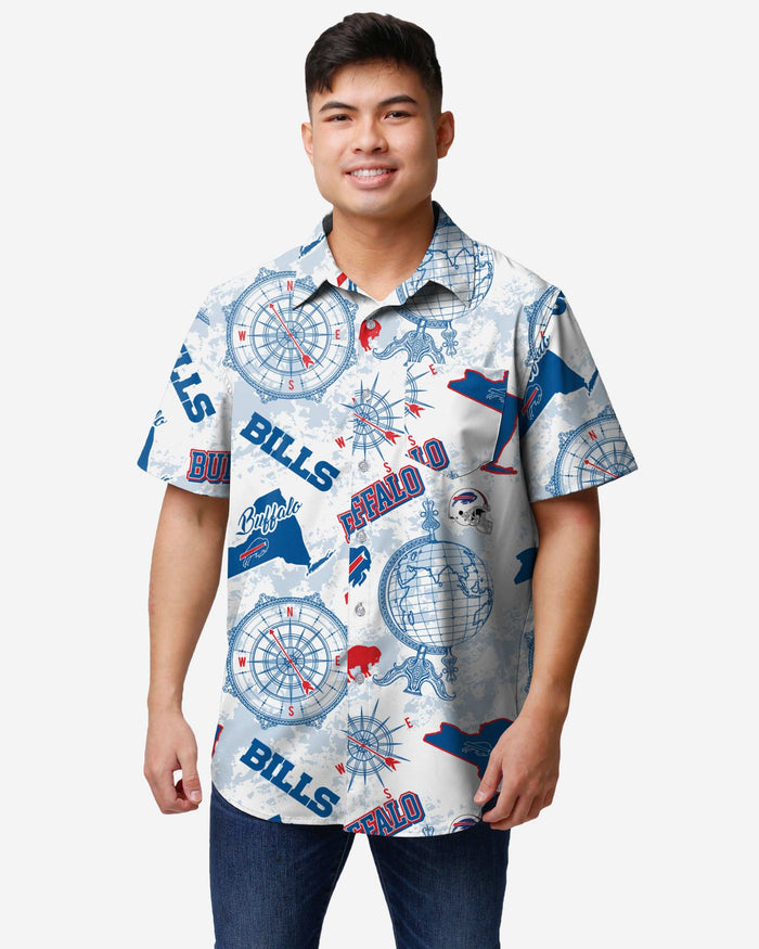 Buffalo Bills Mercader Button Up Shirt FOCO S - FOCO.com