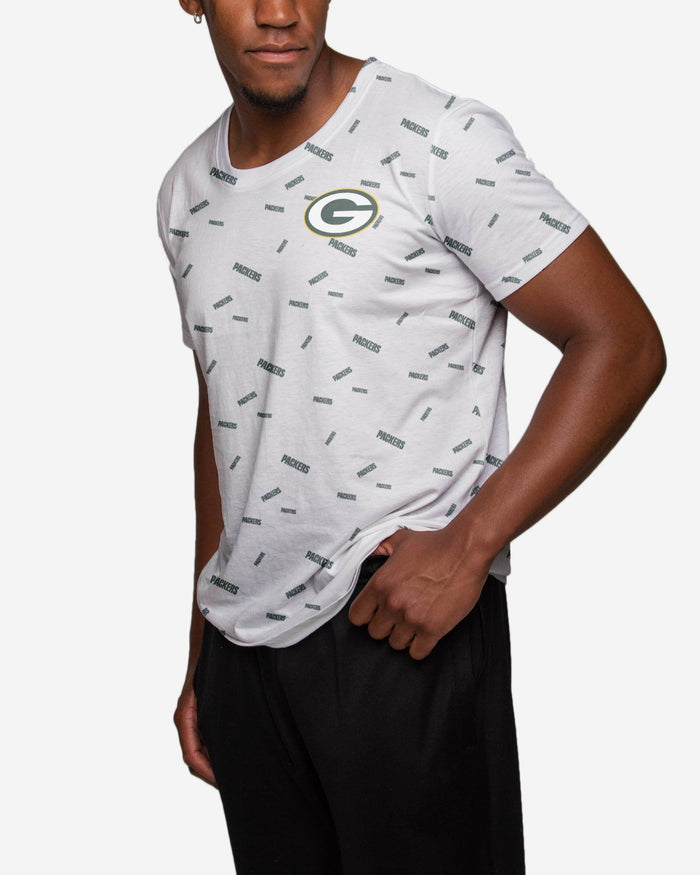 Green Bay Packers Mini Wordmark T-Shirt FOCO - FOCO.com