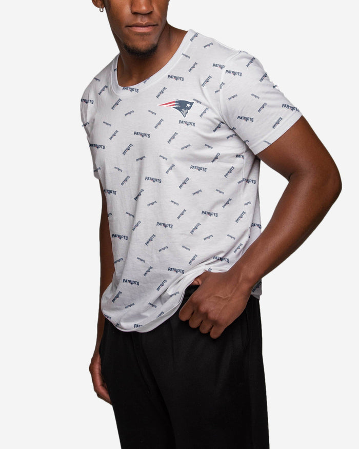 New England Patriots Mini Wordmark T-Shirt FOCO - FOCO.com