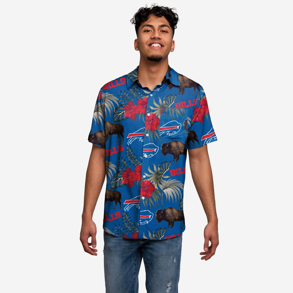 Buffalo Bills Wildlife Button Up Shirt FOCO S - FOCO.com