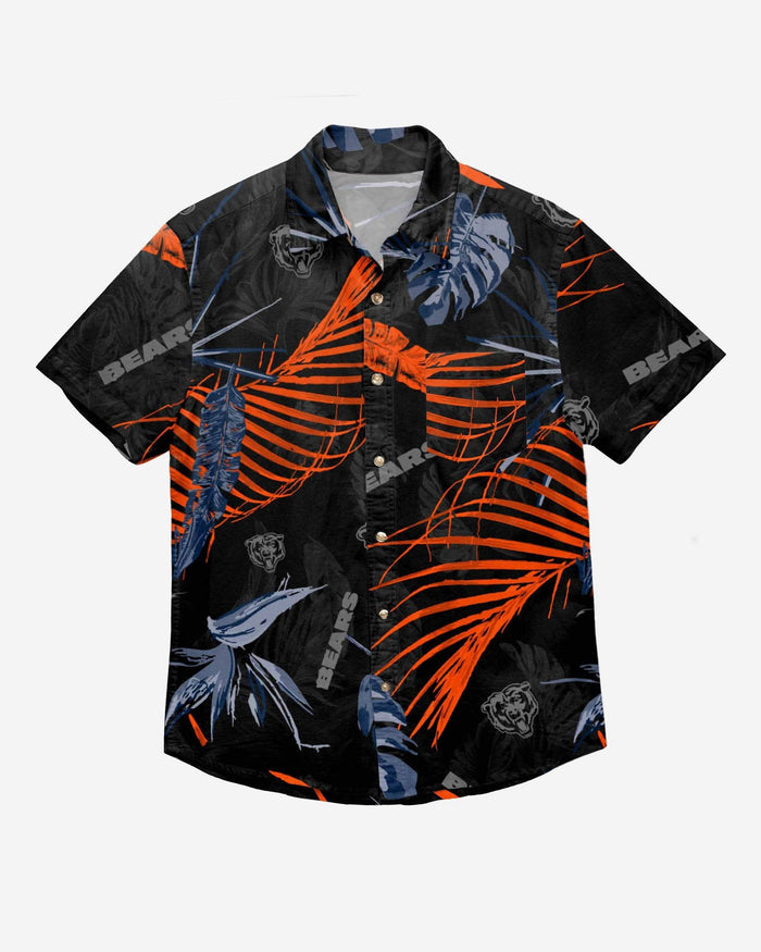 Chicago Bears Neon Palm Button Up Shirt FOCO - FOCO.com