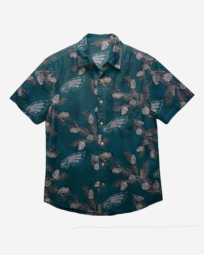 Philadelphia Eagles Pinecone Button Up Shirt FOCO - FOCO.com