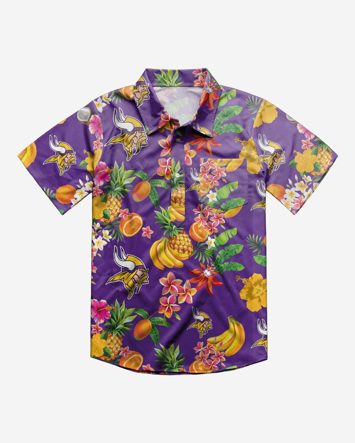 Minnesota Vikings Fruit Flair Short Sleeve Polo Shirt FOCO - FOCO.com