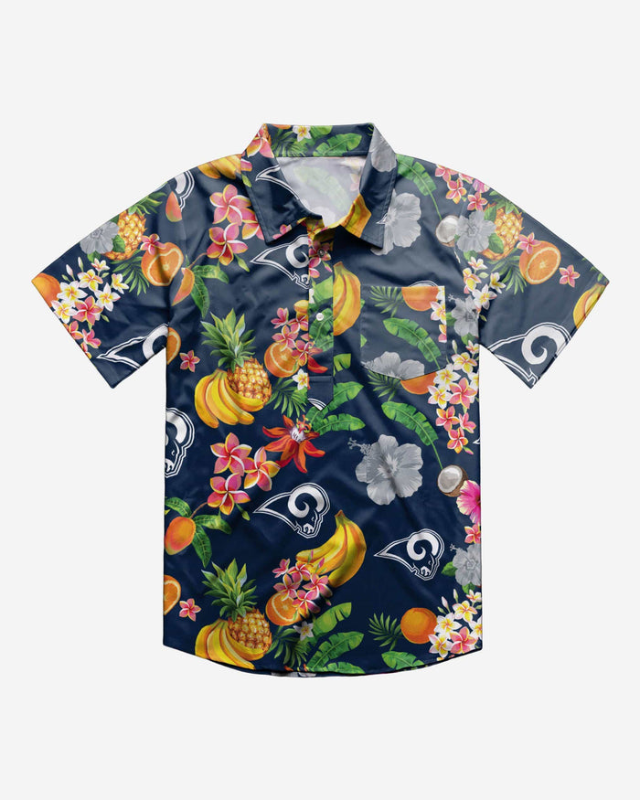 Los Angeles Rams Fruit Flair Short Sleeve Polo Shirt FOCO - FOCO.com