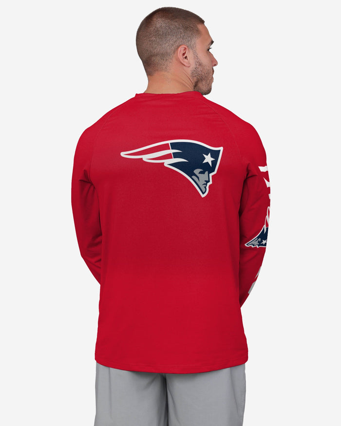 New England Patriots Rash Guard Long Sleeve Swim Shirt FOCO - FOCO.com