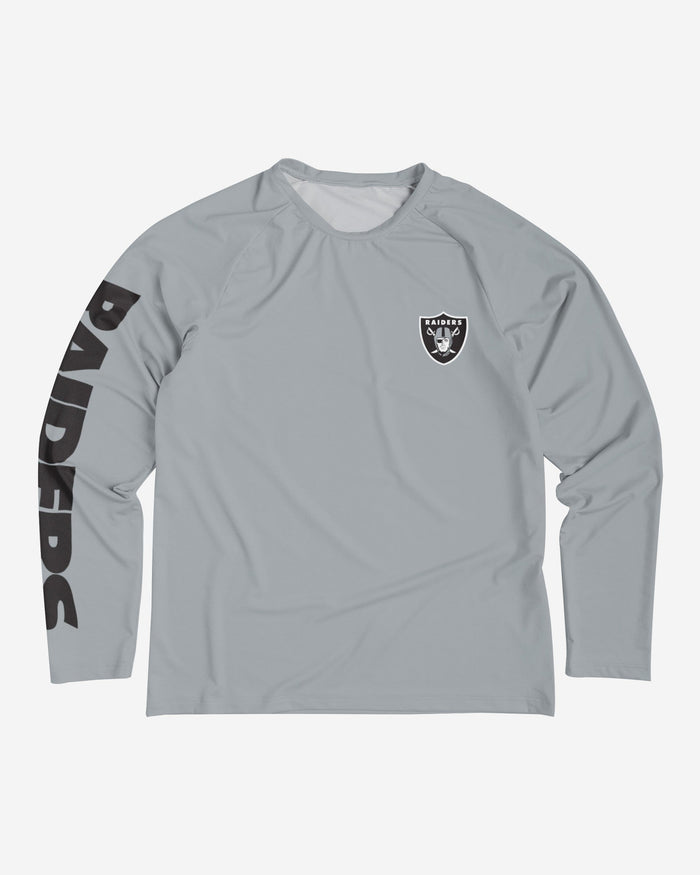 Las Vegas Raiders Rash Guard Long Sleeve Swim Shirt FOCO - FOCO.com