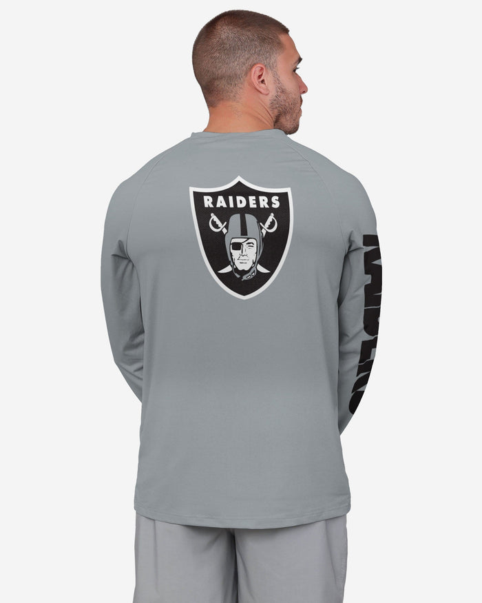 Las Vegas Raiders Rash Guard Long Sleeve Swim Shirt FOCO - FOCO.com