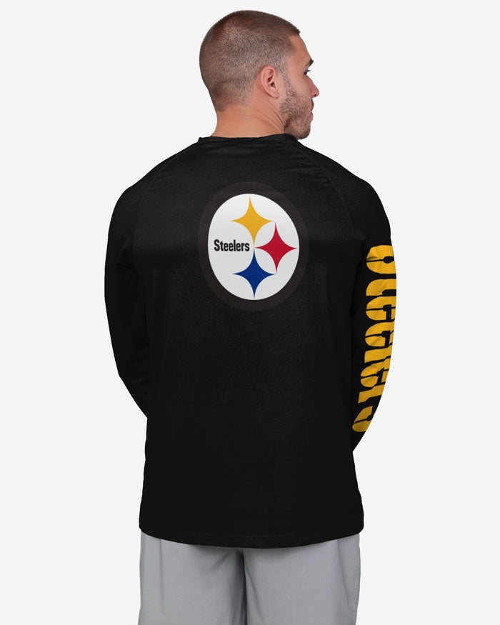 Pittsburgh Steelers Rash Guard Long Sleeve Swim Shirt FOCO - FOCO.com