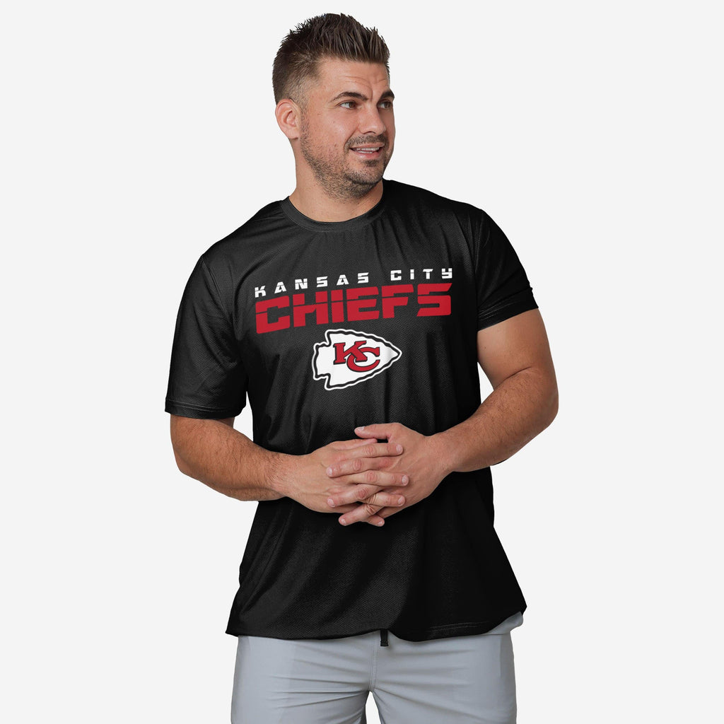 Kansas City Chiefs Rash Guard Short Sleeve Swim Shirt FOCO S - FOCO.com