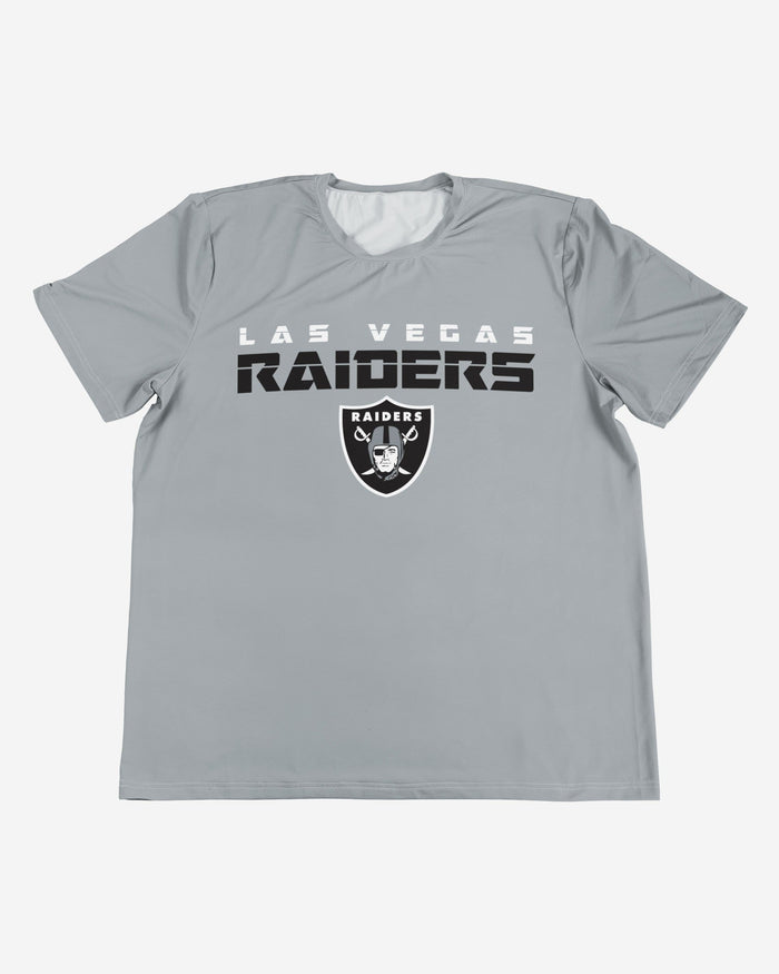 Las Vegas Raiders Rash Guard Short Sleeve Swim Shirt FOCO - FOCO.com