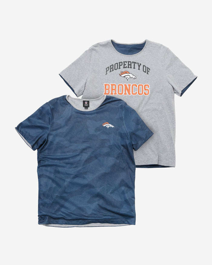 Denver Broncos Reversible Mesh Matchup T-Shirt FOCO - FOCO.com