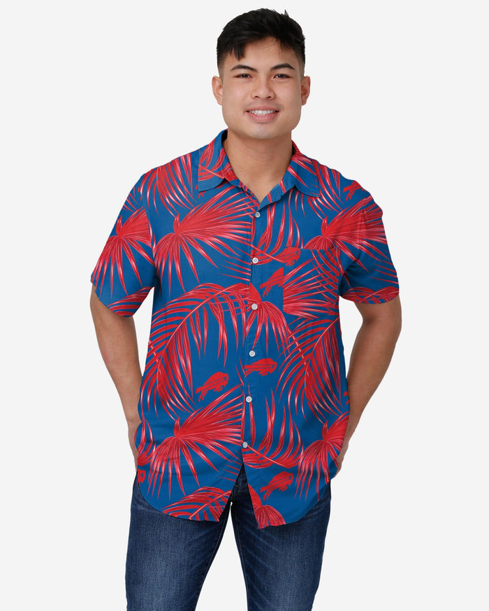 Buffalo Bills Hawaiian Button Up Shirt FOCO S - FOCO.com