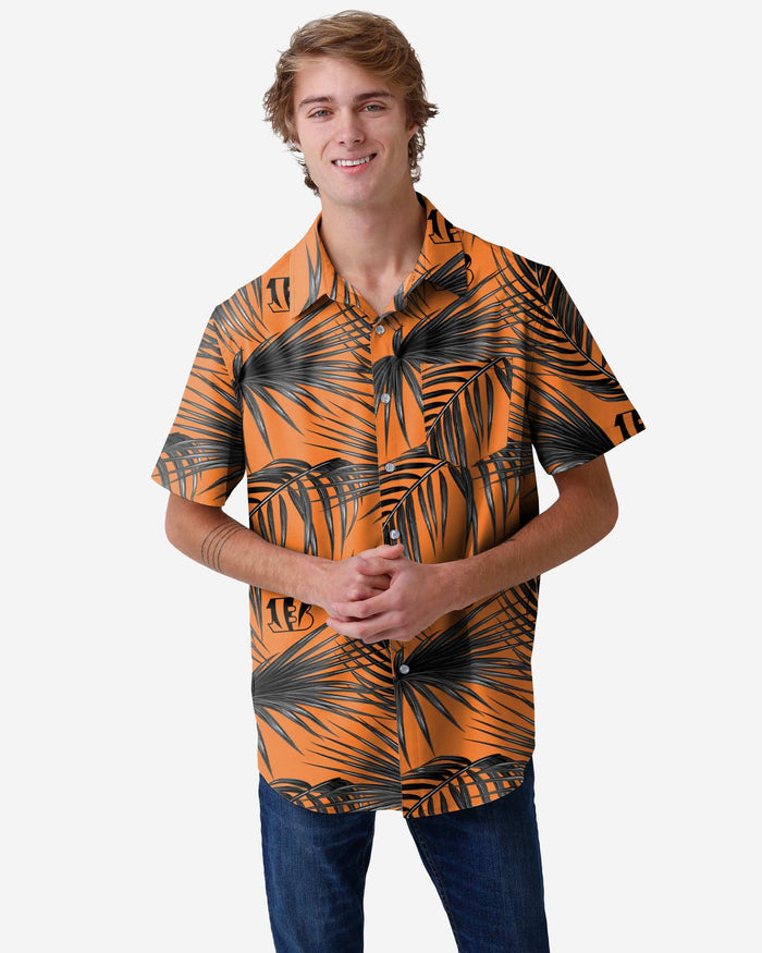 Cincinnati Bengals Hawaiian Button Up Shirt FOCO S - FOCO.com