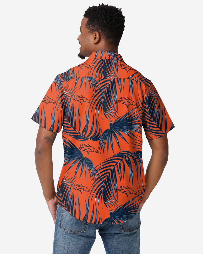Denver Broncos Hawaiian Button Up Shirt FOCO - FOCO.com