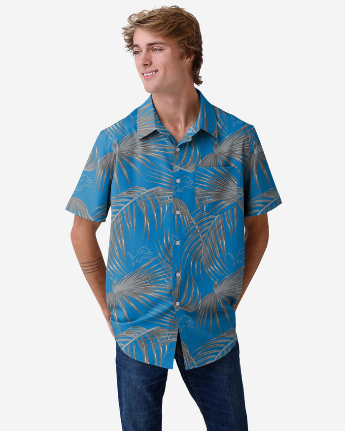 Detroit Lions Hawaiian Button Up Shirt FOCO S - FOCO.com