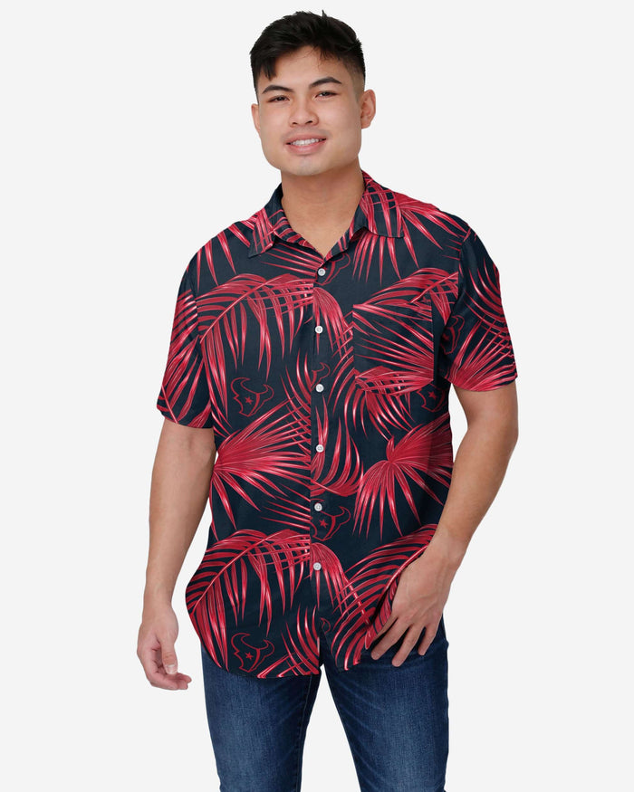 Houston Texans Hawaiian Button Up Shirt FOCO S - FOCO.com