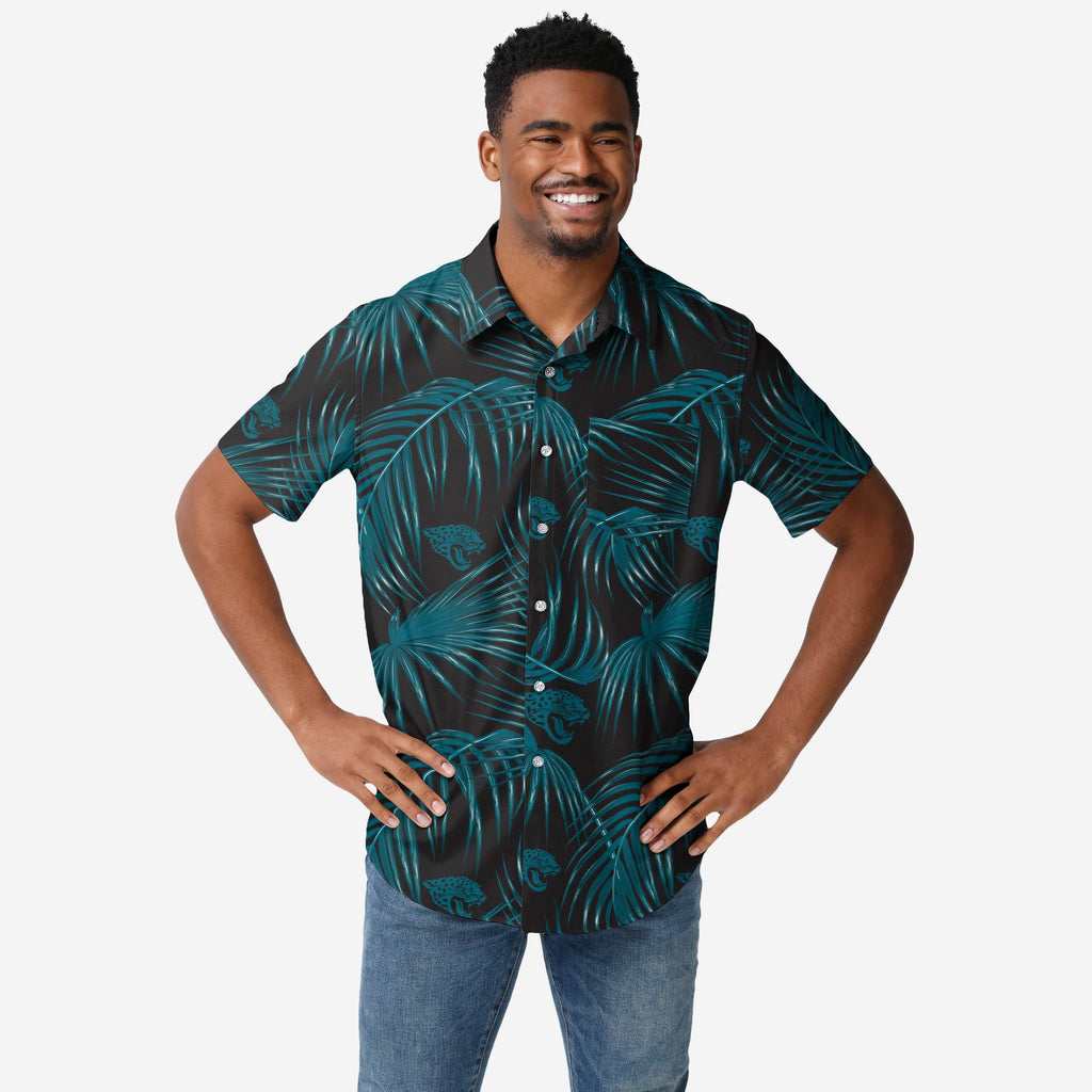 Jacksonville Jaguars Hawaiian Button Up Shirt FOCO S - FOCO.com