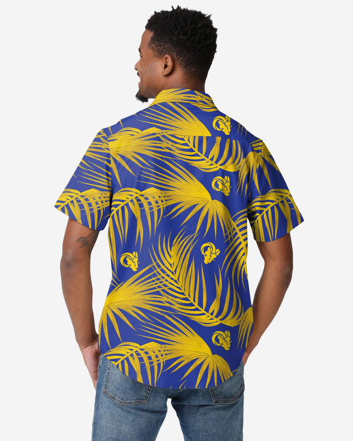 Los Angeles Rams Hawaiian Button Up Shirt FOCO - FOCO.com