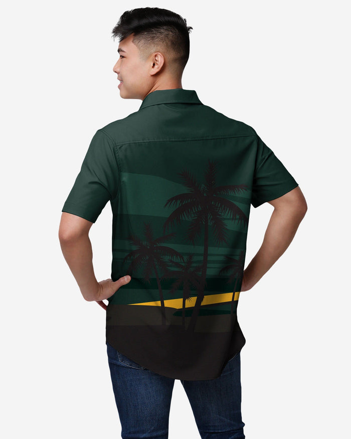 Green Bay Packers Tropical Sunset Button Up Shirt FOCO - FOCO.com