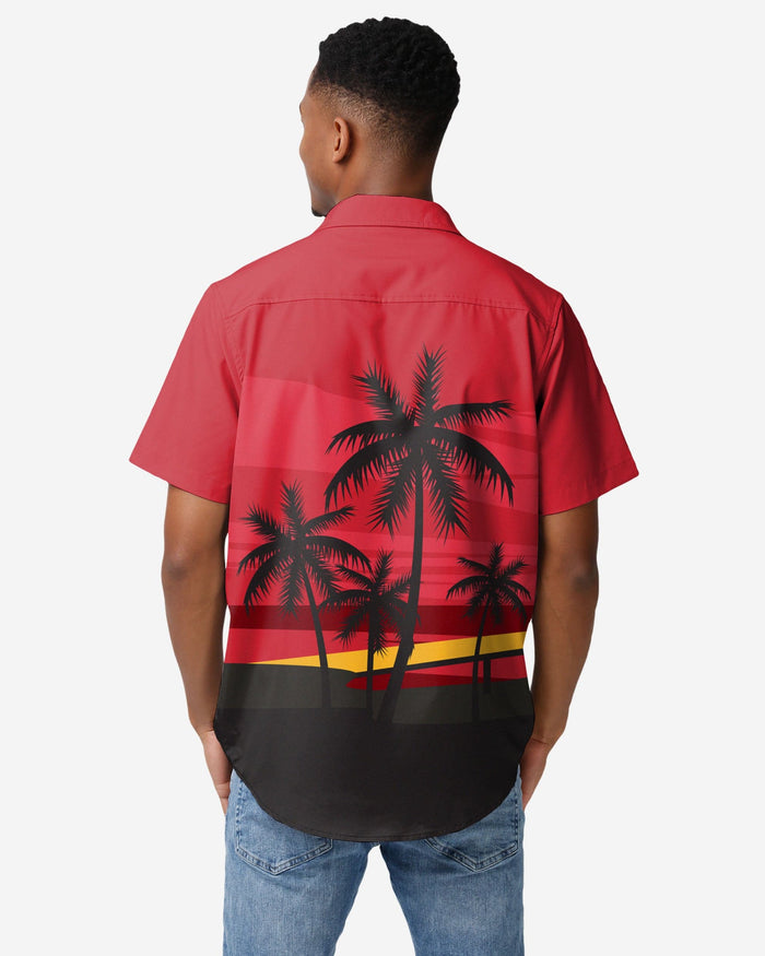 Kansas City Chiefs Tropical Sunset Button Up Shirt FOCO - FOCO.com