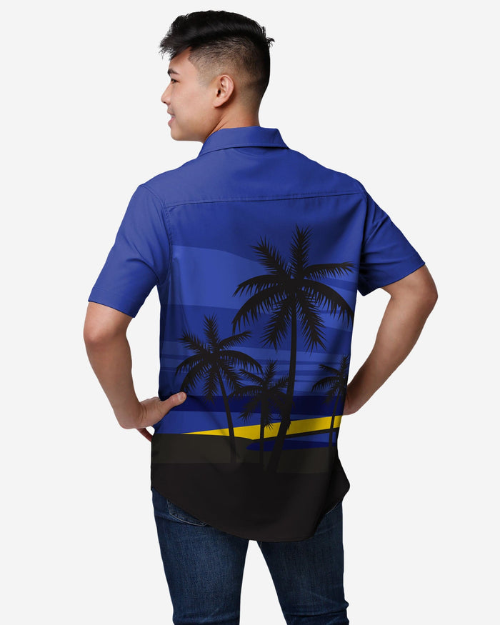 Los Angeles Rams Tropical Sunset Button Up Shirt FOCO - FOCO.com