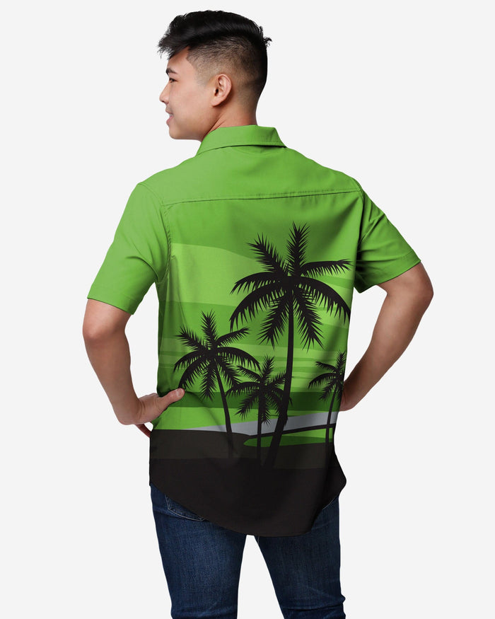 Seattle Seahawks Tropical Sunset Button Up Shirt FOCO - FOCO.com