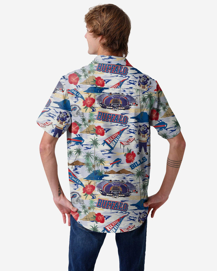 Buffalo Bills Thematic Stadium Print Button Up Shirt FOCO - FOCO.com